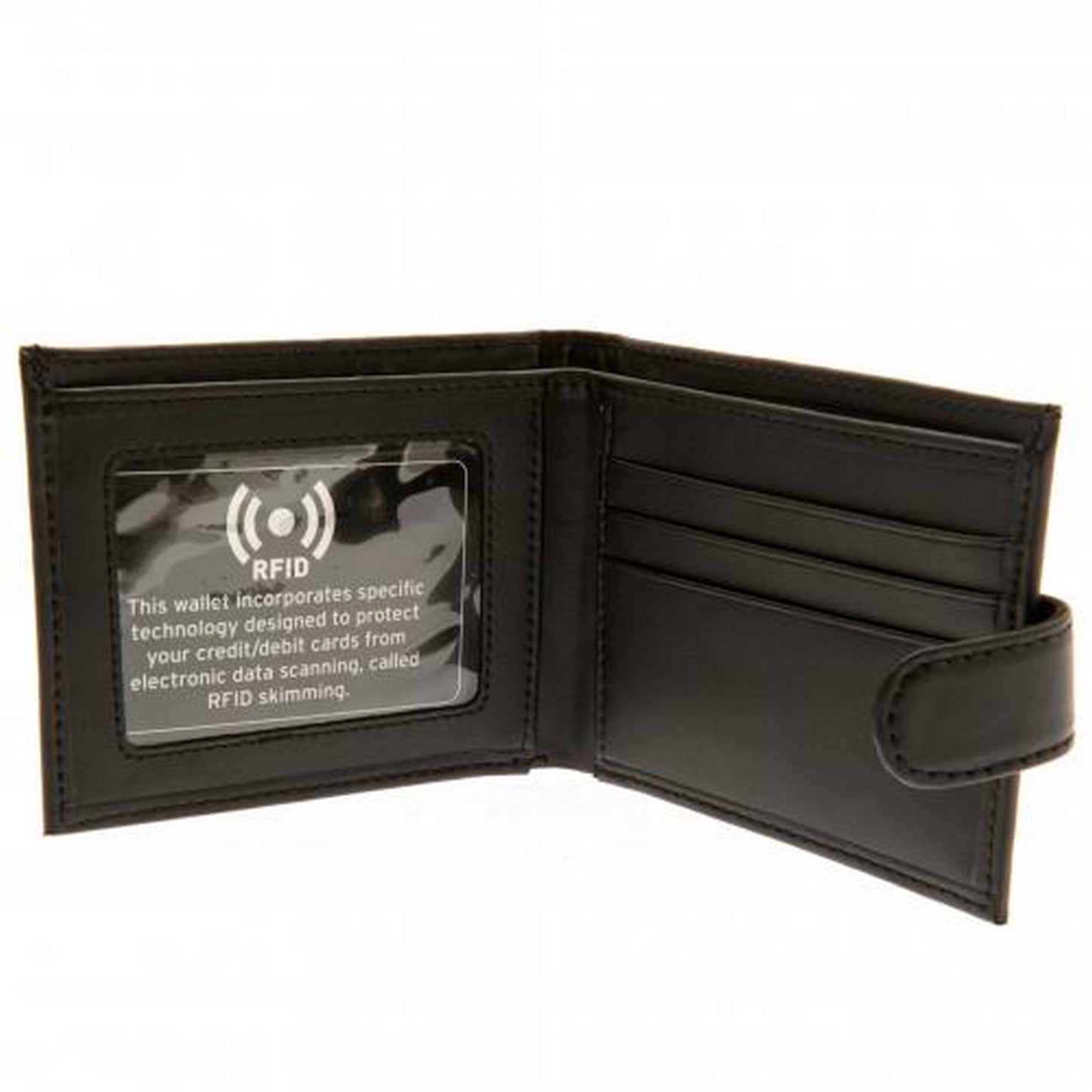 Black - Back - Tottenham Hotspur FC RFID Anti Fraud Wallet