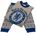 Grey-Blue - Back - Chelsea FC Baby Pyjama Set