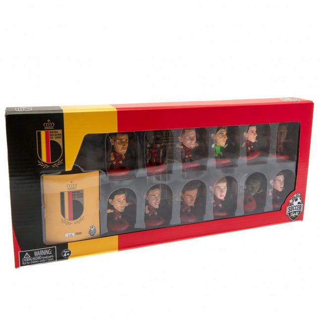 Multicoloured - Side - Belgium SoccerStarz Team Football Figurine Set (Pack of 12)