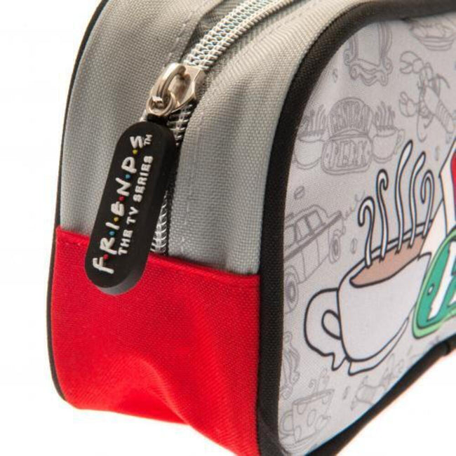 Grey-Red - Pack Shot - Friends Pencil Case