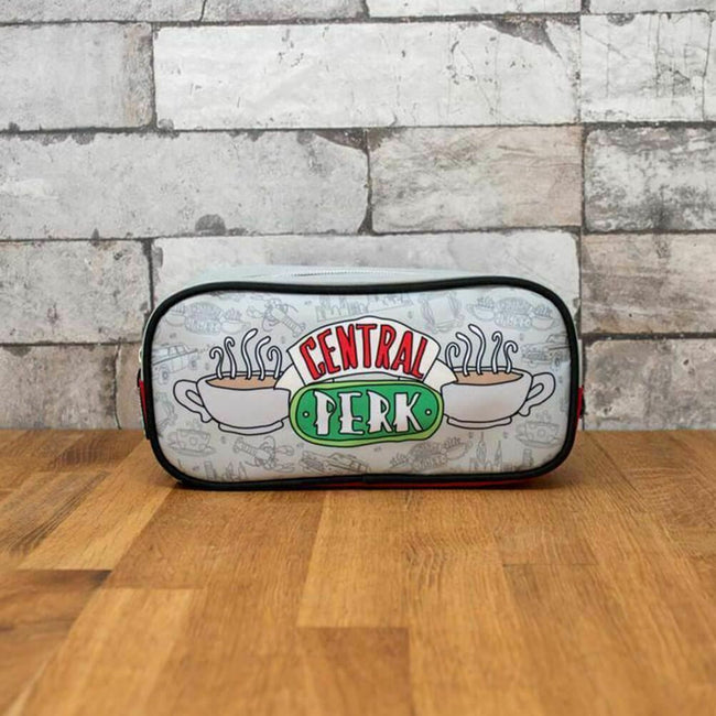 Grey-Red - Close up - Friends Pencil Case