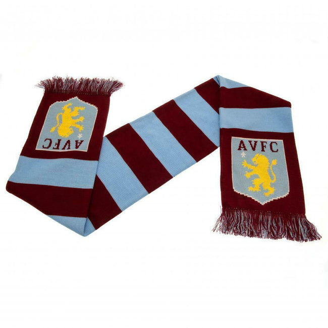 Claret Red-Sky Blue - Side - Aston Villa FC Bar Scarf