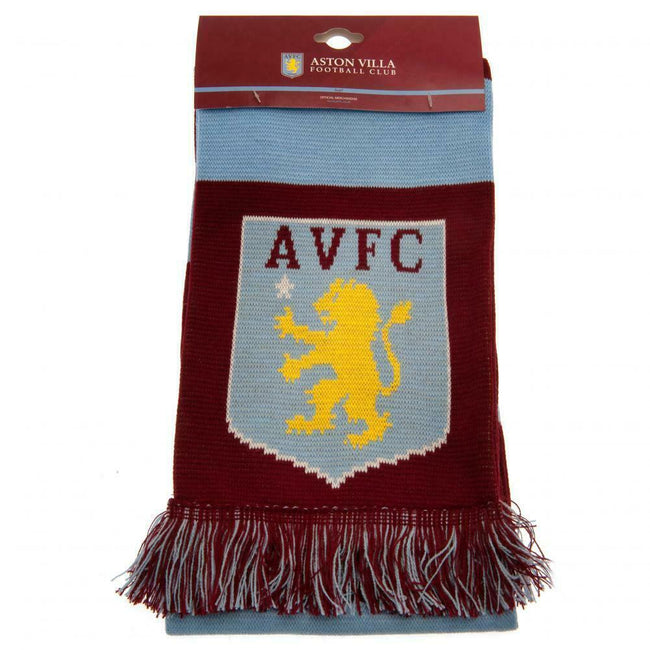 Claret Red-Sky Blue - Lifestyle - Aston Villa FC Bar Scarf