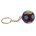Claret Red-Blue-Yellow - Back - Aston Villa FC Football Keyring