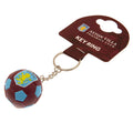 Claret Red-Blue-Yellow - Side - Aston Villa FC Football Keyring