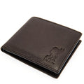 Brown - Front - Liverpool FC Crest Leather Wallet