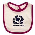 Black-Pink-White - Back - Scotland RU Baby Bibs (Pack of 2)