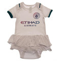 White-Blue - Front - Manchester City FC Baby Frilled Tutu Skirt Bodysuit