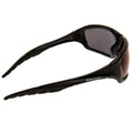 Black - Side - Manchester City FC Unisex Adult Crest Sunglasses