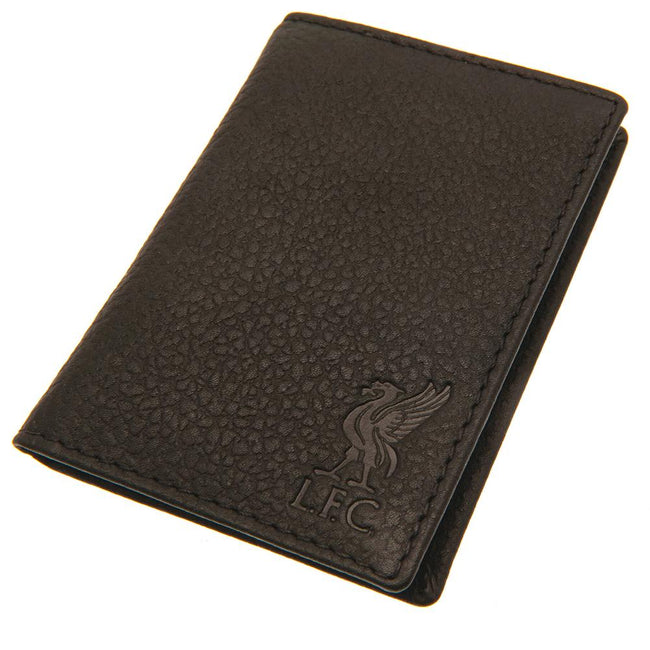 Black - Front - Liverpool FC Season Crest Leather Card Holder
