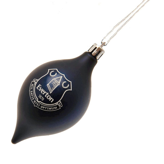 Blue-Gold - Side - Everton FC Vintage Christmas Bauble (Pack of 3)