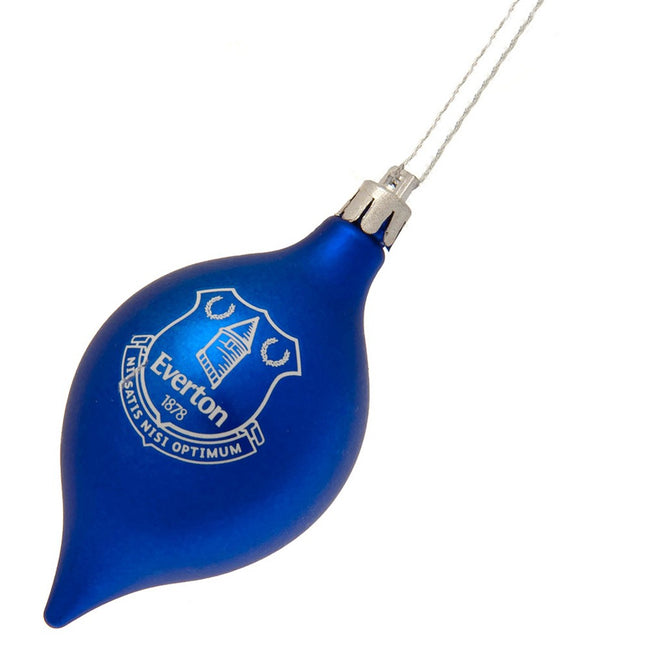 Blue-Gold - Lifestyle - Everton FC Vintage Christmas Bauble (Pack of 3)