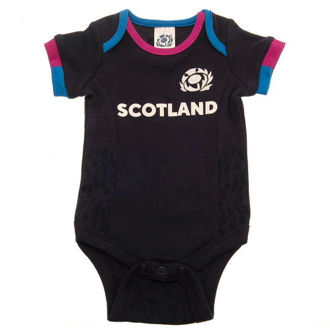 Navy-White - Pack Shot - Scotland RU Baby Bodysuit (Pack of 2)