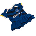 Royal Blue-White - Back - Everton FC Baby Crest Tutu Skirt Bodysuit