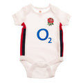White-Blue-Red - Side - England RFU Baby Bodysuit (Pack of 2)