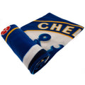 Royal Blue-White - Front - Chelsea FC Fleece Pulse Blanket