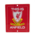 Red-White-Yellow - Front - Liverpool FC This Is Anfield Window Sign