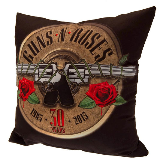 Black-Brown-Red - Front - Guns N Roses Filled Cushion