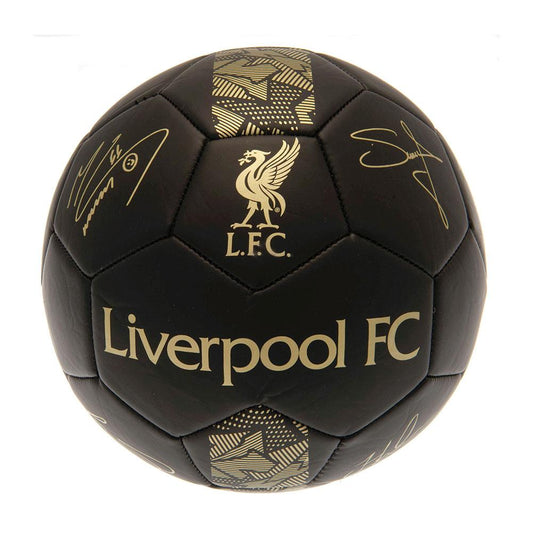 Matt Black-Gold - Front - Liverpool FC Phantom Signature Football