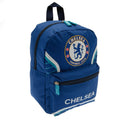Royal Blue-White - Side - Chelsea FC Childrens-Kids Flash Backpack