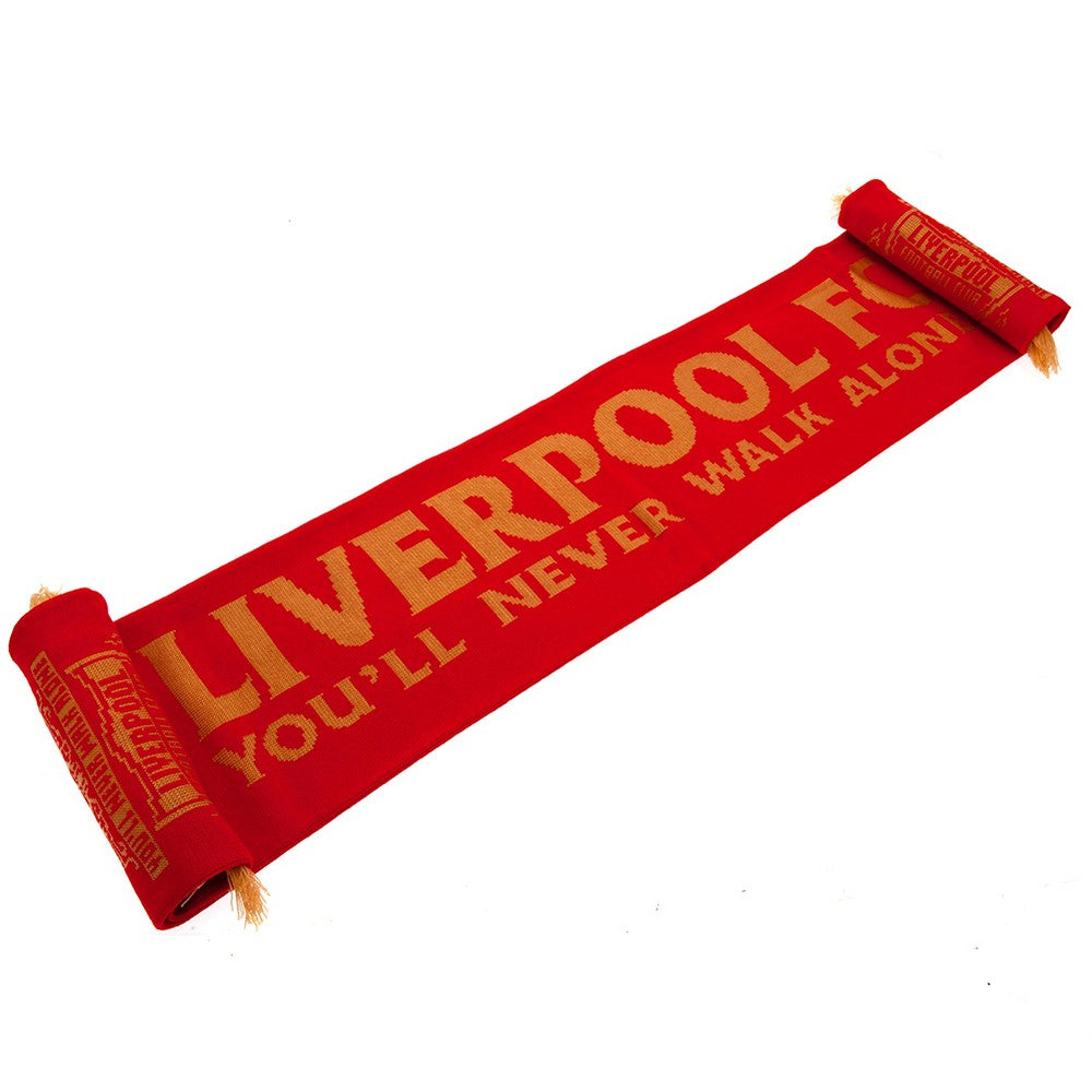 Soccer Fan Scarf Official Liverpool FC Scarf - You'll Never Walk