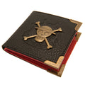 Black-Gold-Red - Back - One Piece Premium Skull Wallet