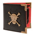Black-Gold-Red - Front - One Piece Premium Skull Wallet