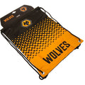 Black-Gold - Back - Wolverhampton Wanderers FC Crest Drawstring Bag