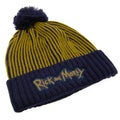 Blue-Yellow - Back - Rick And Morty Tricot Bobble Beanie