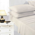 Cream - Front - K Collection percale Percale Fitted Sheet