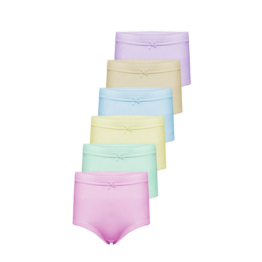 Lavender - Front - Harte & Soul Womens-Ladies Briefs (Pack of 6)