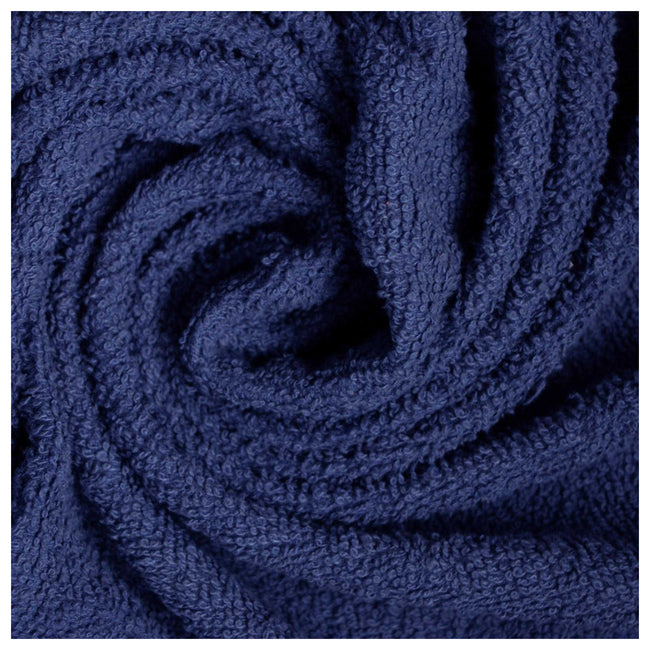 Navy - Side - K Collection Egyptian Cotton Towel Set (Pack of 10)