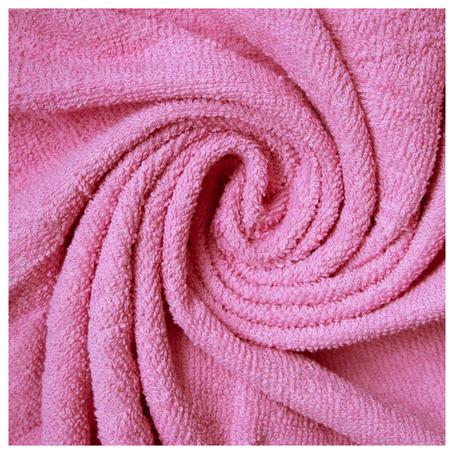 Pink - Side - K Collection Egyptian Cotton Towel Set (Pack of 10)