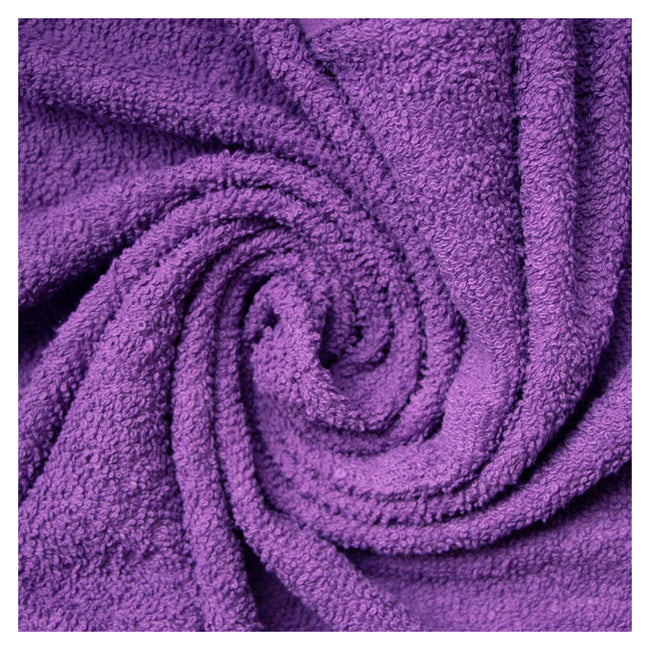 Purple - Side - K Collection Egyptian Cotton Towel Set (Pack of 10)