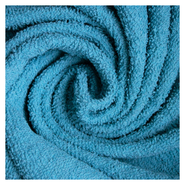 Teal - Side - K Collection Egyptian Cotton Towel Set (Pack of 10)