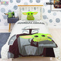 Multicoloured - Lifestyle - Star Wars The Mandalorian Baby Yoda Reversible Duvet Set