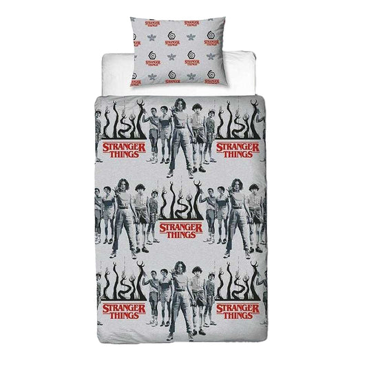 Multicoloured - Front - Stranger Things Darkside Reversible Duvet Set