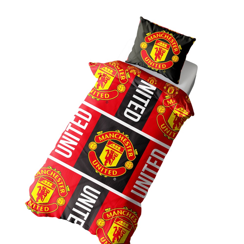 Red-Black-Yellow - Lifestyle - Manchester United FC Reversible Duvet Set