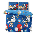 Multicoloured - Pack Shot - Sonic The Hedgehog Team Reversible Duvet Set