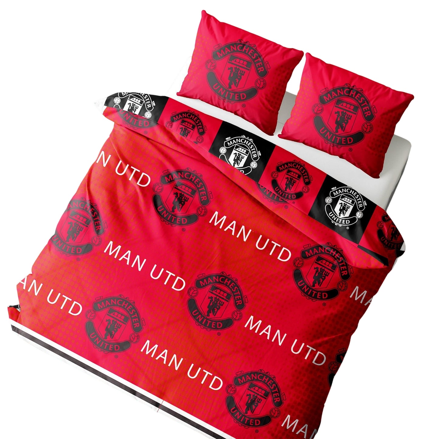 Red-Black-White - Lifestyle - Manchester United FC Honour Reversible Duvet Set