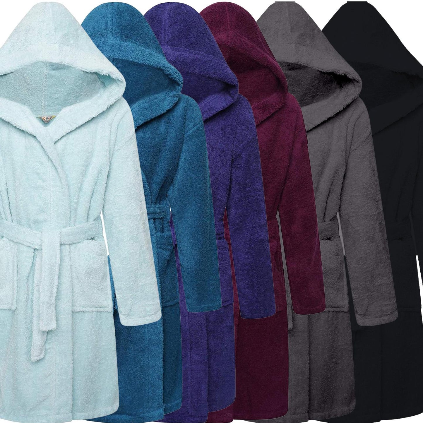 Berry - Back - Keanu Childrens-Kids Cotton Dressing Gown