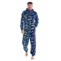 Neon - Lifestyle - Floso Mens Game Controller Fleece Jumpsuit