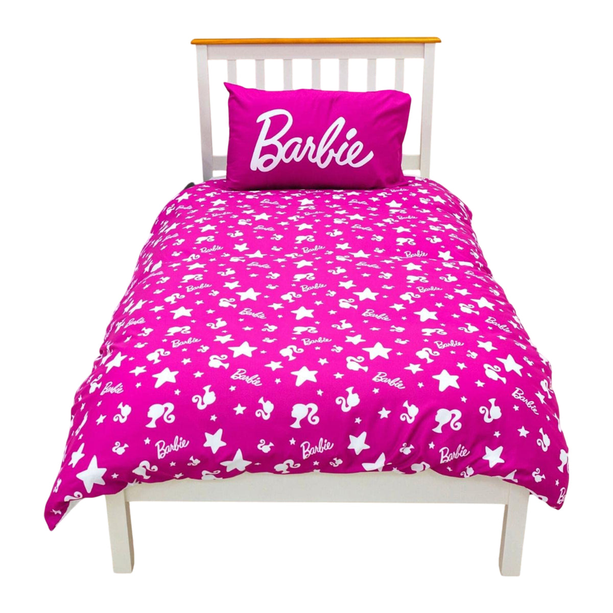 Multicoloured - Pack Shot - Barbie Stars Reversible Duvet Set
