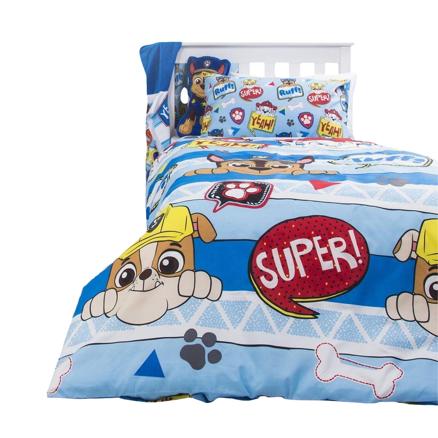 Multicoloured - Lifestyle - Paw Patrol Peek Boys Reversible Duvet Set