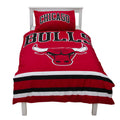 Black-Red-White - Pack Shot - NBA Chicago Bulls Reversible Duvet Set