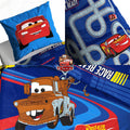 Multicoloured - Back - Cars Lightning McQueen & Mater Reversible Duvet Set