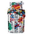Multicoloured - Side - Avengers Reversible Duvet Set