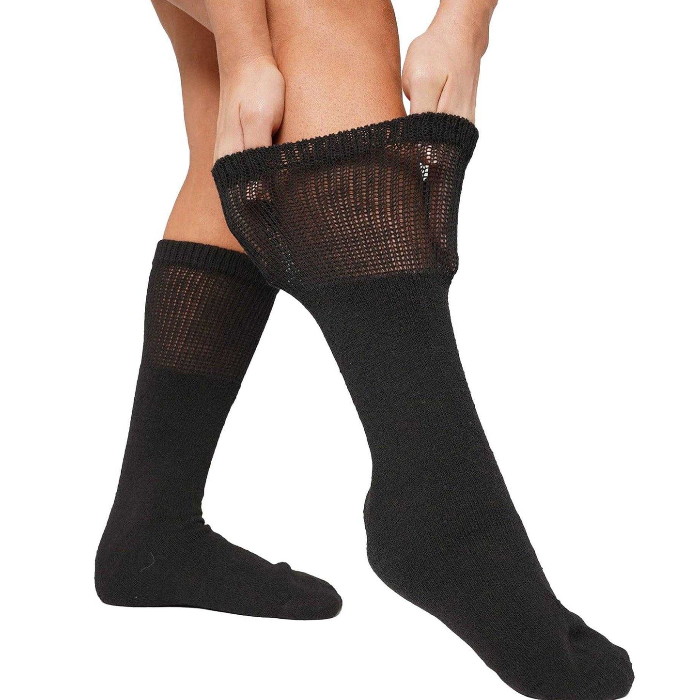 Black - Back - Soxy Womens-Ladies Thermal Socks (Pack of 5)