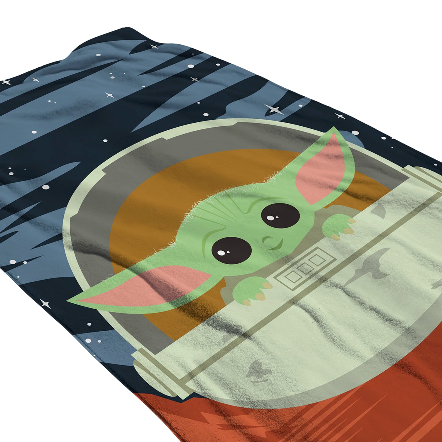 Blue-Orange - Back - Star Wars: The Mandalorian The Child Towel