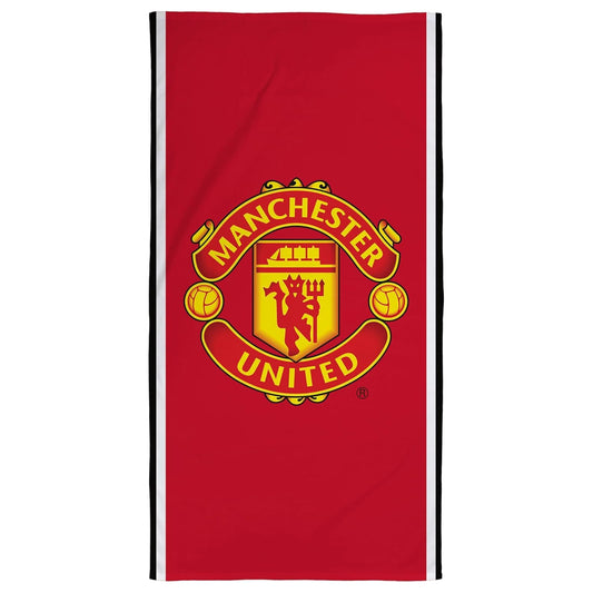 Red - Front - Manchester United FC Glory Crest Towel
